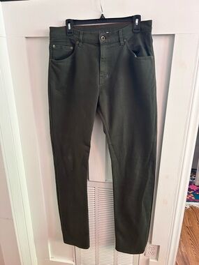 Raleigh Denim Alexander Relaxed Straight Comfort Stretch Pants jeans
